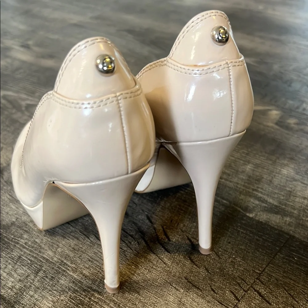Guess Cream Stiletto Heels with Platform - Picture 4 of 6